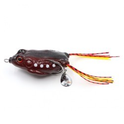 Лягушка-незацепляйка Namazu FROG с лепестком, 65 мм, 18 г, цвет 04, YR Hooks (BN) #3 N-FP65-18-04 (87624)