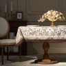 Скатерть " royal garden" 140х180см ,белый ,100% хлопок ,твил с пропиткой Lefard (850-754-2)