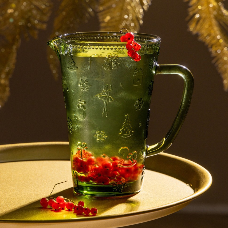 Кувшин "щелкунчик" green, 1000 мл Lefard (355-417)