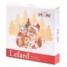 Блюдо lefard "с новым годом!" 16*3,5 см красное Lefard (85-2051-1)