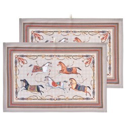 Набор полотенец  2шт "passage",40х60см, 100% хлопок,капучино,твил Lefard (850-760-6)