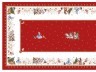 Скатерть "с новым годом" 140х300см ,красный, 100% хлопок,твил пропитка Lefard (850-763-22)