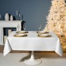 Скатерть  140х180 cm прямоугольная, "феерия. серебро", цвет: белый, tm lefard, полиэстер 100% (кор=2 Lefard (986-004-20)