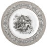 Набор тарелок обеденных villa bianca "старинные поместья" 2 шт. 25,5 см, серый (590-781) 