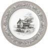 Набор тарелок обеденных villa bianca "старинные поместья" 2 шт. 25,5 см, серый (590-781) 
