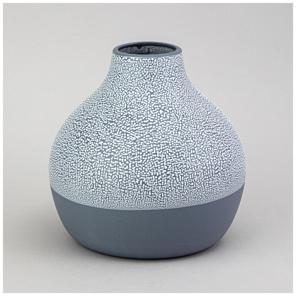 Ваза коллекция "жемчужина" 20*20*21.6см цвет: темно-синий Lefard (374-144)