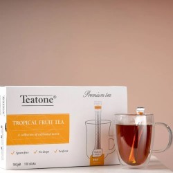 Чай TEATONE черный с ароматом тропических фруктов 100 стиков по 1,8 г 1247 622807 (1) (96185)