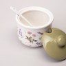 Сахарница с ложкой agness "flower story" 10*9,5 см 300 мл Agness (358-2186)