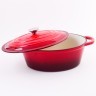 Кастрюля чугун 3,5 л эмаль/покрытие красная Mayer&Boch (40639)
