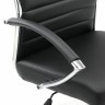 Кресло офисное BRABIX Style EX-528, экокожа, хром, черное, 531947 (1) (96482)