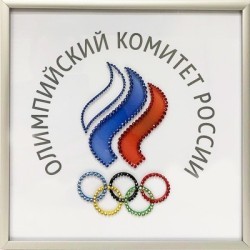 Логотип Олимпиада белый (2185)