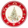 Тарелка закусочная lefard "с новым годом!" 19 см красная Lefard (85-2049-1)