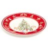 Тарелка закусочная lefard "с новым годом!" 19 см красная Lefard (85-2049-1)