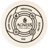 Ковш agness эмалированный с антипригар. "мраморным" покрытием, 12см/ 0,5л Agness (950-376)