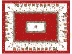 Скатерть "щелкунчик" 140х180см ,красный, 100% хлопок,твил Lefard (850-762-2)