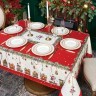 Скатерть "щелкунчик" 140х180см ,красный, 100% хлопок,твил Lefard (850-762-2)