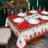 Скатерть "щелкунчик" 140х180см ,красный, 100% хлопок,твил Lefard (850-762-2)