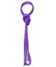Скакалка для художественной гимнастики RGJ-103 pro, 3 м, фиолетовый с люрексом (300237)