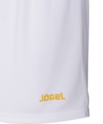 Шорты баскетбольные JBS-1120-014, белый/желтый (430110)