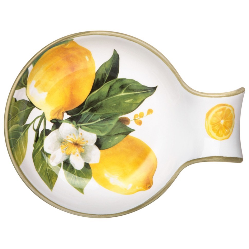 Подставка под ложку lefard "лемон три" 15*11,5*2,5 см Lefard (358-2394)