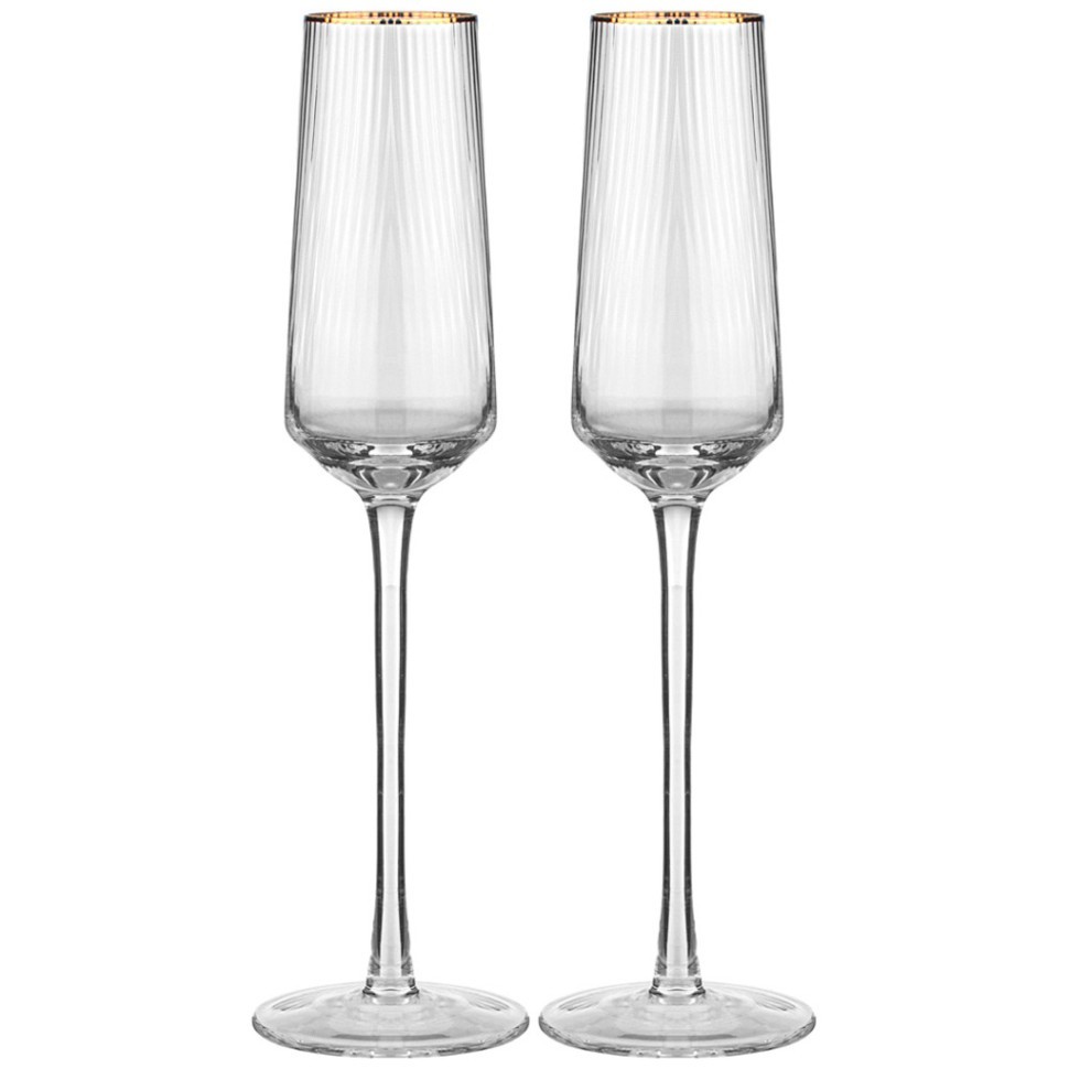 Набор бокалов для шампанского из 2-х штук "perfo" 180мл Lefard (887-424)
