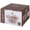 Кастрюля эмалированная lefard с крышкой, серия royal garden, 2,1л, диа.16см Lefard (950-671)