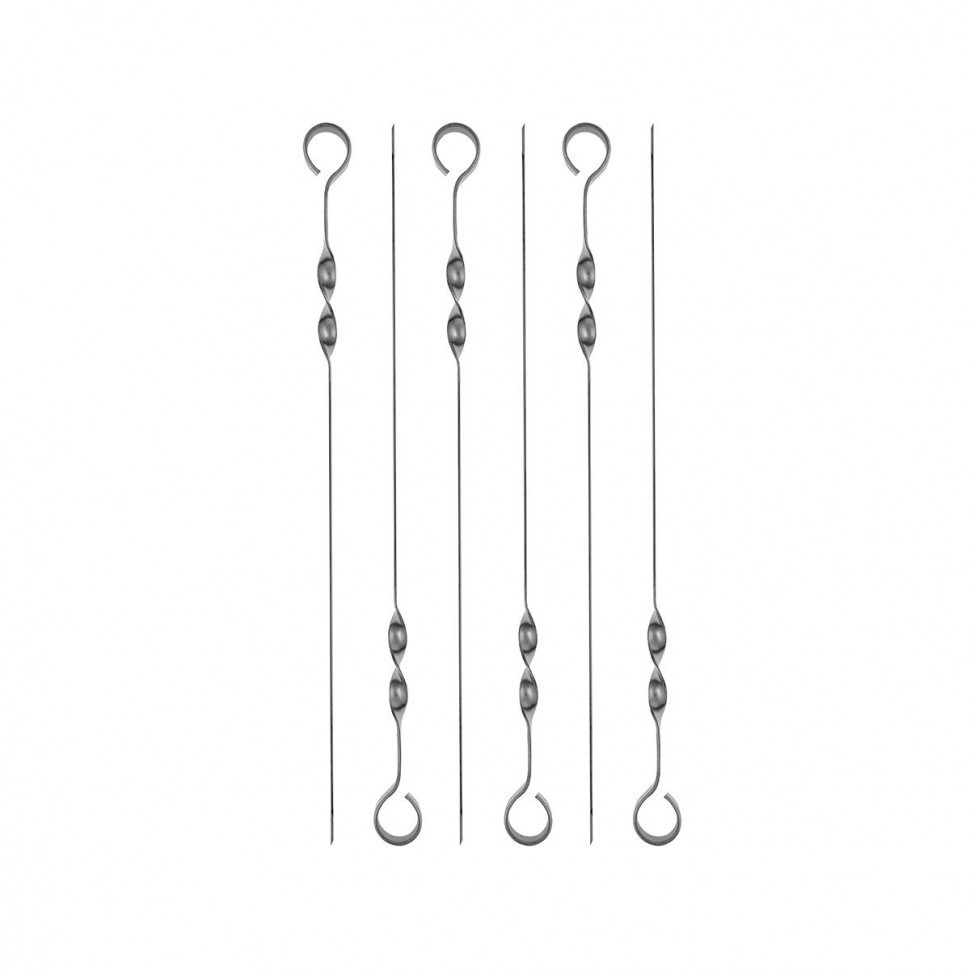 Набор плоских шампуров Helios Лайт 45 см 6 шт HS-NH UI450C-6 (75125)