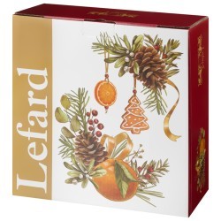 Блюдо двухъярусное lefard "мандарин" 25,5*2,1 см (761-223-11) 