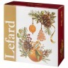 Блюдо двухъярусное lefard "мандарин" 25,5*2,1 см (761-223-11) 