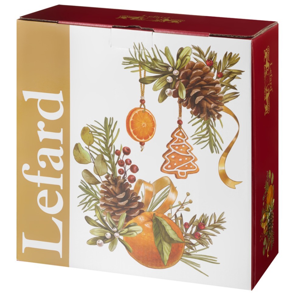 Блюдо двухъярусное lefard "мандарин" 25,5*2,1 см (761-223-11) 