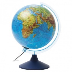 Глобус физический/политический Globen Классик Евро d250 мм рельефный с подсветкой Ке022500195 (76415)
