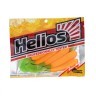 Твистер Helios Long Hybrid 3,55"/9,0 см, цвет Orange & Green 7 шт HS-15-025 (78215)