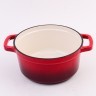 Кастрюля чугун 2,3 л эмаль/покрытие красная Mayer&Boch (40624)