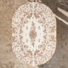 Скатерть овальная "royal garden" 160х220 см ,белый, 100% хлопок, твил, с пропиткой Lefard (850-754-26)