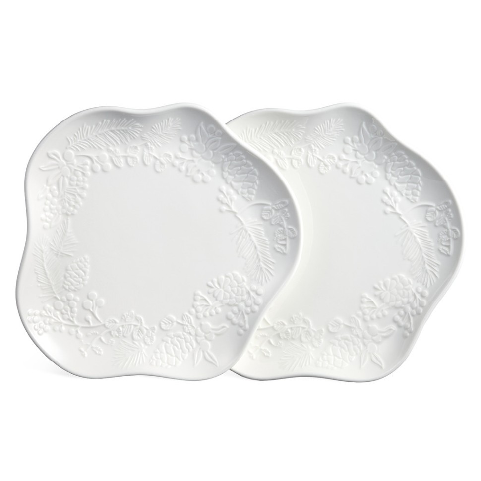 Набор фигурных тарелок закусочных lefard "celebration" 2 шт. 20,5*2 см Lefard (171-356)
