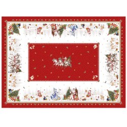 Скатерть "с новым годом" 160х220см ,красный, 100% хлопок,твил пропитка Lefard (850-763-21) Скатерть "с новым годом" 160х220см ,красный, 100% хлопок,твил пропитка Lefard (850-763-21)