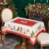 Скатерть "с новым годом" 110х140см ,красный, 100% хлопок,твил пропитка Lefard (850-763-20)