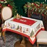 Скатерть "с новым годом" 110х140см ,красный, 100% хлопок,твил пропитка Lefard (850-763-20)