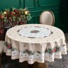 Скатерть  d185 cm круглая, "celebration", цвет: бежевый, tm lefard, полиэстер 100% Lefard (986-001-25)
