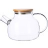 Заварочный чайник 3пр 1л стек бамбук LR (60096)