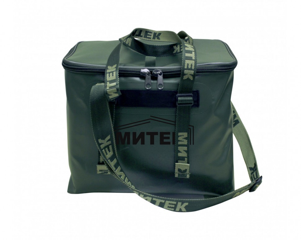 Сумка рыболовная Митек бокс с крышкой 38х23х32 см, хаки (82298)