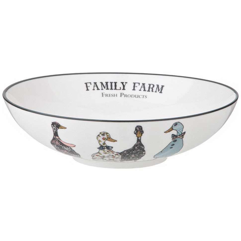 Тарелка суповая lefard "family farm" 18*5 см в форме салатника Lefard (263-1342)
