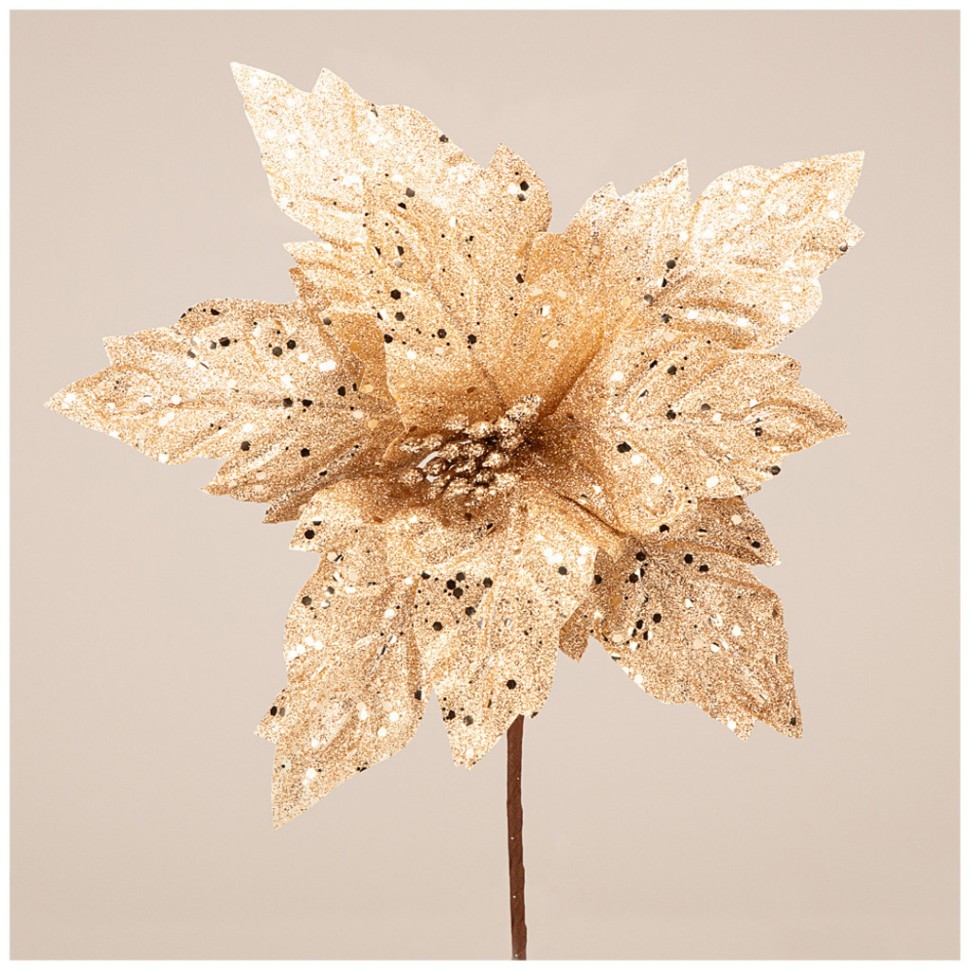 Цветок искусственный "пуансетия" диаметр=26 см. Lefard (226-1033)
