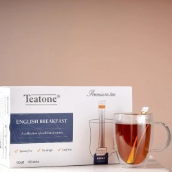 Чай TEATONE Английский завтрак черный 100 стиков по 1,8 г 1255 622809 (1) (96187)