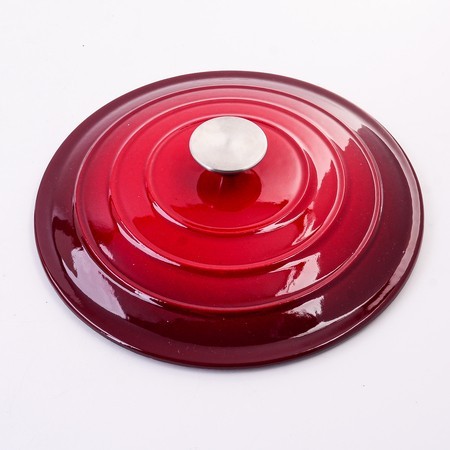 Кастрюля чугун 3,8 л эмаль/покрытие красная Mayer&Boch (40621)