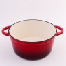 Кастрюля чугун 3,8 л эмаль/покрытие красная Mayer&Boch (40621)