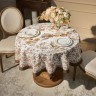 Скатерть круглая " royal garden" 150 см,белый ,100% хлопок ,твил с пропиткой Lefard (850-754-24)