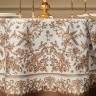 Скатерть круглая " royal garden" 150 см,белый ,100% хлопок ,твил с пропиткой Lefard (850-754-24)