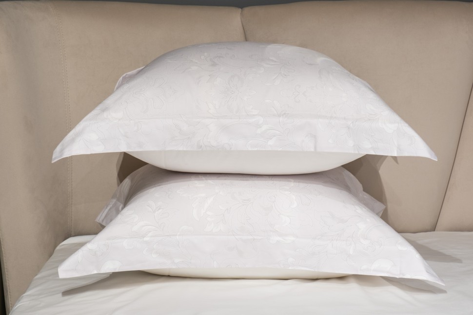 Комплект наволочек Лоренцо, сатин 400TC,белый, 70*70см (2шт) (TT-00014768)