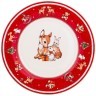 Тарелка закусочная lefard "с новым годом!" 19 см красная Lefard (85-1955)